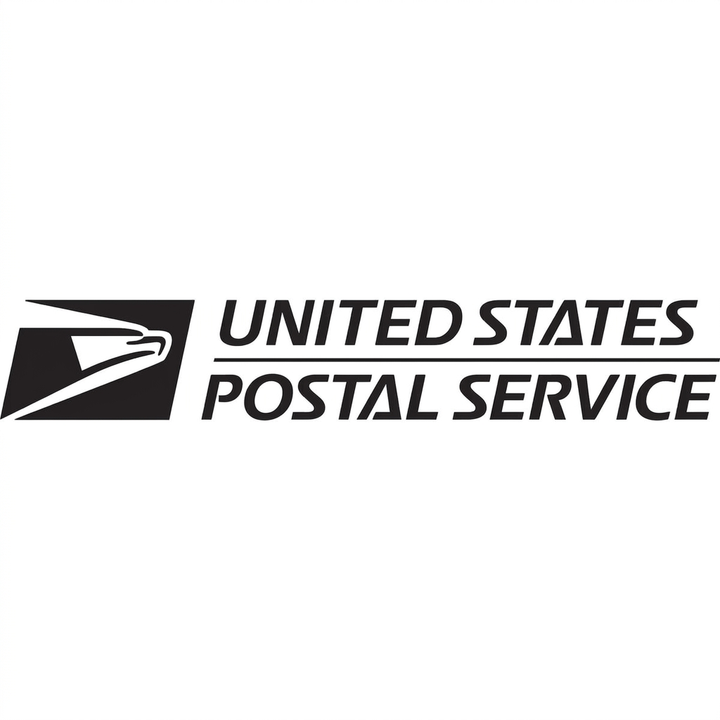 usps logo white background